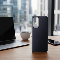 Étui de téléphone portable OnePlus 9 Pro noir, couleur unie, antichoc, en matériau PC, pièce de rechange