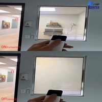 Film intelligent PDLC auto-adhésif en rouleau avec télécommande, film intelligent à teinte variable, film intelligent pour vitrage, film intelligent pour la confidentialité