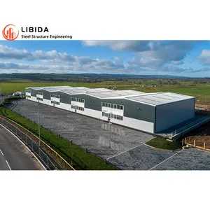 China Factory Sale Prefabricated Building Light Weight Metal Steel Structure Workshop