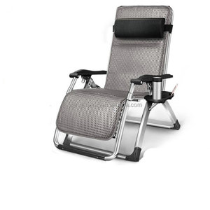 Chaise lune pliable inclinable avec structure en <span class=keywords><strong>bois</strong></span> et tissu Oxford, portable, pour la plage, la piscine, le patio, le salon, le parc - Product Image 3