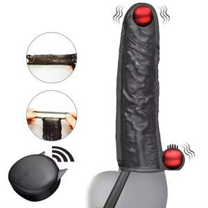 Vibrerende Condooms Vergroting Voor Mannen Herbruikbare Condooms Dildo Vibrator Penis Ring Mouw Volwassen Sekswinkel Seks - Product Image 6