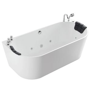 Bañera de Hidromasaje de Esquina de Lujo Ovalada para Interiores con Masaje <span class=keywords><strong>SPA</strong></span>, Bañera Acrílica Independiente con Chorros de Agua - Product Image 6