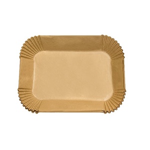 Forros de Papel Rectangulares para Freidora de Aire, Desechables, Antiadherentes, Resistentes al Aceite, de Grado Alimenticio, de Silicona, Marca HUAYUTIANSHUN, Modelo 01 - Product Image 2