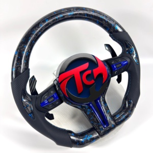 Volante de Fibra de Carbono para <span class=keywords><strong>BMW</strong></span> F10 F11 F15 F18 F20 F23 F25 F30 F32 F35 F40 F80 E84 E87 E90 E92 E93, Accesorios para Automóviles - Product Image 3