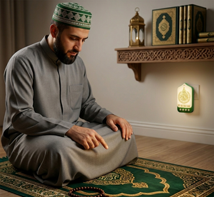 Lecteur audio Coran à brancher sur prise murale, veilleuse LED à commande tactile, haut-parleur de récitation de ruqyah et de zikir pour la maison, cadeau de Ramadan et de l'Aïd - Product Image 5
