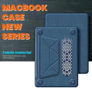 Protección completa duradera de tela de negocios con cubierta de soporte triangular plegable para MacBook <span class=keywords><strong>Pro</strong></span> 16 pulgadas A2485/A2780/<span class=keywords><strong>M3</strong></span> A2991/M4 2024 - Product Image 3