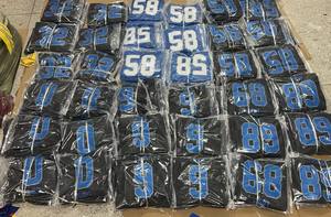 25/26 Jersey Pria New American Football Steelers untuk # Jersey lengan panjang 100% poliester bernapas dengan desain jahitan 8 Rodgers - Product Image 6