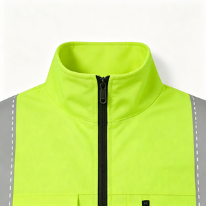 High Visibility Vest Construction Worker Safety Vest High Reflective Clothing Customised Logo - Product Image 4