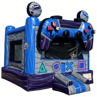 Nouvelle Conception 2026 : Château Gonflable Gamer 3D pour Enfants, Structure de Jeu en PVC 0,55 mm pour Fêtes et Location