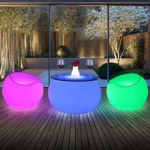 16-Color LED Bar Table with Bluetooth Waterproof Glow Party Furniture for Nightclub, Beach Bar <strong>Lounge</strong> Customizable <strong>Lighting</strong> - Product Image 1