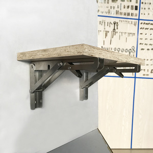 Hanweisong Stainless <b>Steel</b> Folding <b>Bracket</b> 75252 Wall Shelf Support Durable Modern Simple Design - Product Image 3