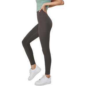 Women's Fitness <b>Leggings</b> <b>With</b> <b>Pockets</b> Custom Made for Gym Yoga and Training High Waist Stretch Pants Custom Logo and Size - Product Image 2