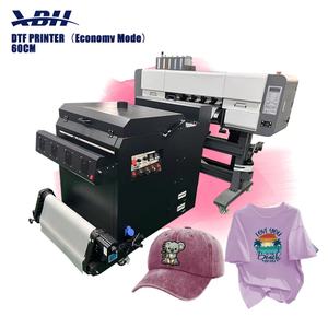 ราคาโรงงานโดยตรง เครื่องพิมพ์ DTF ขนาด 60 ซม. แบบประหยัด หัวพิมพ์คู่ พร้อมเตาอบผง เครื่องพิมพ์ลายเสื้อยืด - Product Image 1