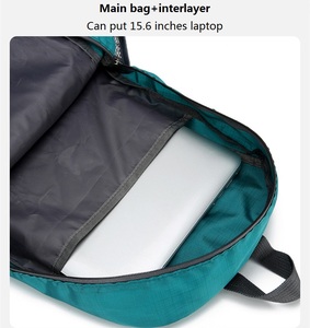 Khuyến mại giá rẻ du lịch ngoài trời siêu nhẹ gấp lại gói polyester không thấm nước có thể gập lại Ba lô - Product Image 3