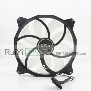 Nouveau Original <span class=keywords><strong>COX</strong></span> DC AC EC 18CM petit noyau grande feuille vent pied Super silencieux CPU puissance ordinateur de bureau boîtier UN18LRB ventilateur de refroidissement - Product Image 4