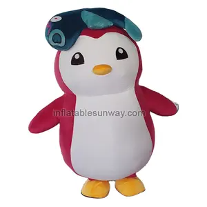 High Quality Inflatable cartoon Mascot giant inflatable fur penguin for sale advertising inflatable
