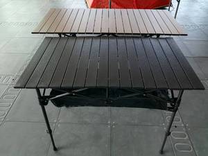 Mesa plegable de acampada personalizada APT008, con altura ajustable, portátil, enrollable de aluminio, para pícnic, para exteriores - Product Image 3