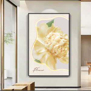 Green Tree Wall Art Impression sur toile douce encadrée pour décor <span class=keywords><strong>de</strong></span> chambre à coucher <span class=keywords><strong>Vase</strong></span> blanc - Product Image 5