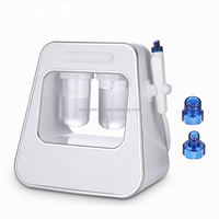 Appareil électrique pour le nettoyage en profondeur de la peau, 1 paire, 2 poignées, élimination des points noirs, micro bulle, hydro-dermabrasion, jet d'eau, peeling pour le visage