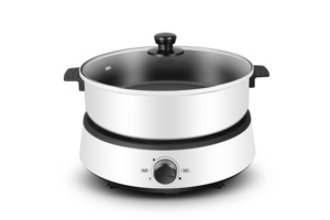 Nhà cung cấp nhôm multicooker Nồi hấp điện với sưởi ấm tự động và điều khiển số chafing món ăn cooktops - Product Image 3