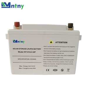 แบตเตอรี่โซลาร์ CNNTNY 12V 12.8V 50AH ลิเธียมไอออน สำหรับเก็บพลังงานแสงอาทิตย์ - Product Image 2