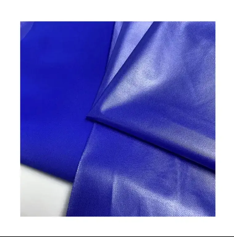 ผ้าทีพียูนมโพลีเอสเตอร์100% เส้นใยโพลีเอสเตอร์เคลือบลามิเนต Dty ยืดหยุ่นสูงกำหนดเอง50D