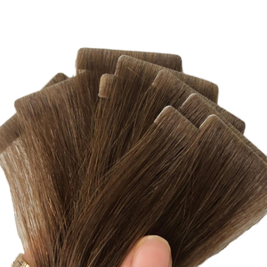 Estensioni per Capelli con Nastro Adesivo Invisibile 100% Capelli Umani Vergini per Uso Professionale, Vari Modelli Bellissimi - Product Image 1