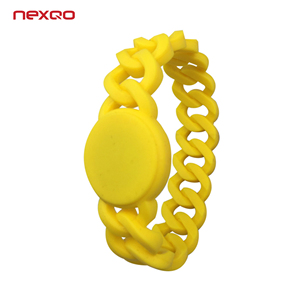 Thời trang thông minh lập trình Vòng đeo tay silkscreen in ấn RFID Silicone dây đeo cổ tay với logo cho lễ hội buổi hòa nhạc sự kiện - Product Image 2