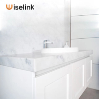 Wiselink 100% Acrylique modifié Feuille de surface solide pour les comptoirs de meubles d'hôtel Panneaux muraux de douche