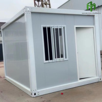 Maisonnette conteneur de luxe personnalisée de 16 pieds, maison mobile moderne préfabriquée en acier léger, petite maison en kit, villa