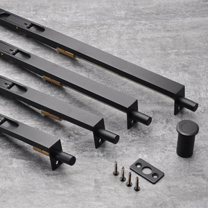 Rắn Brass Flush Bolt <span class=keywords><strong>Latch</strong></span> giấu an ninh trượt khóa LEVER hành động 8 "10" 12 "24" cửa Bolt cho đôi pháp cửa - Product Image 2