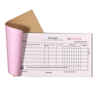 Carnet de commandes autocopiantes NCR pour restaurants et serveurs, avec conception gratuite, pour reçus et factures