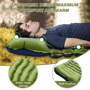Colchoneta <span class=keywords><strong>Inflable</strong></span> Ultraligera para Camping, Impermeable, Autoinflable, con Bomba Integrada, en Oferta - Product Image 2