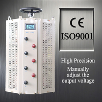 15KVA 15000 VA CE ISO9001 aluminium 3 phases Flyback Toply régulateur de tension tension de sortie forme de bobine réglable