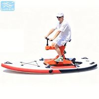 Grand tapis flottant plat pour SUP, ponton plat à cadre en plastique, vélo aquatique, PVC double couche, portable pour complexe hôtelier, de Chine Lumark Wholesale