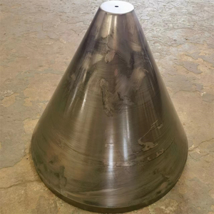 ODM dibujo personalizado CNC repuesto aluminio Metal piezas giratorias, <span class=keywords><strong>Trompeta</strong></span> comedor Oval café muebles patas Tulip Base de mesa - Product Image 4