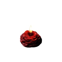 Lilin Aromaterapi Bentuk Bunga Peony Kecil, Lilin Kedelai Buatan Tangan, Lilin Tetes Suhu Rendah untuk Dekorasi Suasana Romantis