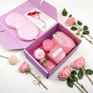 Recuerdo de Boda, Set de Spa Rosa y Morado, Regalos de Navidad, Regalos de San Valentín para Mujeres, Regalo de Cumpleaños - Product Image 3