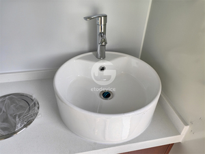 ห้องน้ำเคลื่อนที่กลางแจ้งแบบพกพาทันสมัย โครงสร้างเหล็ก ออกแบบมาสำหรับการตั้งแคมป์ ผลิตจากวัสดุแผงแซนวิช - Product Image 6