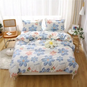 Tất cả các mùa bốn mảnh thiết lập đơn giản đơn đôi Quilt Bìa thân thiện với da Khăn trải giường cho ký túc xá sinh viên ba mảnh thiết lập tùy chọn - Product Image 6