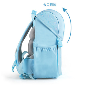 Frozen Themed Backpack For Girls 15 Inches Waterproof PU Leather School Bag With Printing Design - Product Image 5