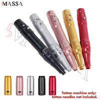 MASSA-Stylo de tatouage portable sans fil, pistolet de tatouage rotatif électrique avec design sans balais, machine de maquillage permanente personnalisée