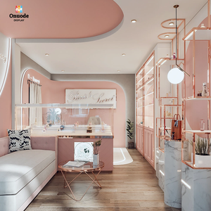 ดีไซน์ซุ้มน้ำหอมพรีเมียมพร้อมตกแต่งด้วยสีทอง |   โซลูชั่นตกแต่งภายในแบบครบวงจรสำหรับร้านน้ำหอมระดับไฮเอนด์  ชั้นวางน้ำหอมสำหรับร้านค้า - Product Image 3