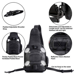 AYPPRO Unisex Tactical Camouflage Sling Bag <strong>Small</strong> <strong>Chest</strong> Pack Low MOQ Custom Logo Camping Hiking Crossbody Messenger Bag Women - Product Image 3