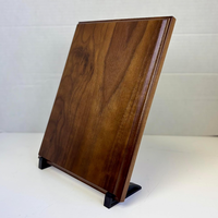 Plaques vierges en noyer de taille personnalisée, en bois massif, écologiques, polies, pour la gravure DIY, décoration intérieure