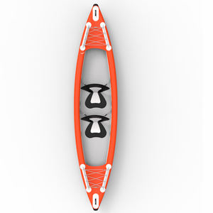 <span class=keywords><strong>Kayak</strong></span> Inflable de PVC de Último Diseño de 14 pies para 2 Personas, <span class=keywords><strong>Kayak</strong></span> de Pesca K410 con Asientos para Explorar - Product Image 4