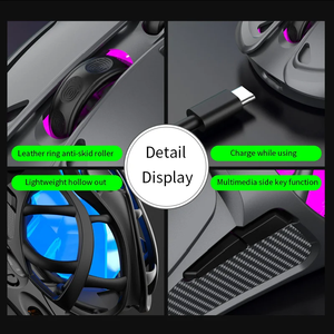 Souris de jeu X10 Souris sans fil en alliage de magnésium Creux Paw3395 Récepteur 4k <span class=keywords><strong>Gamer</strong></span> E-sports <span class=keywords><strong>Pc</strong></span> Gaming Mouse <span class=keywords><strong>Cadeau</strong></span> <span class=keywords><strong>pour</strong></span> Gravastar M1 - Product Image 5