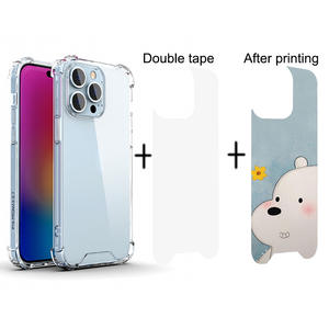 Para iPhone 16 16 Plus 16 Pro 16 Pro Max Anti Fall Cell Phone Case Cover Transparente Cell Phone Cases Cover con hoja <span class=keywords><strong>de</strong></span> aluminio - Product Image 3