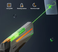Canon à eau électrique LED, pistolet à eau en plastique alimenté par batterie avec colonne lumineuse pour les jeux de tir en piscine