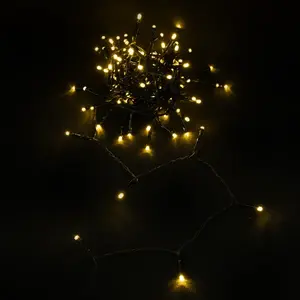 Cadena de luces LED de bajo voltaje de 10 m, 100 LED, diseño exterior resistente, ideal para decoración y ambientación en fiestas. - Product Image 1